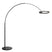 Steinhauer - vloerlamp - Ringlux - zwart - metaal - booglamp - LED -