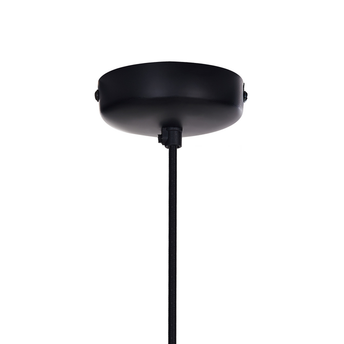 Beliani - GOMATI - Hanglamp - Lichtbruin - Mangohout