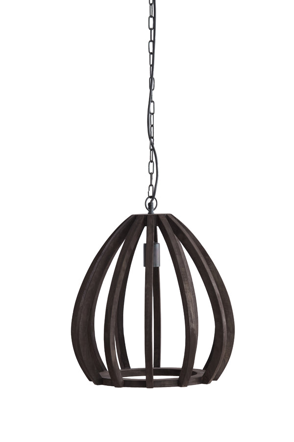 Light & Living - Hanglamp BARSIA - Ø40x42cm - Bruin