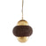 Light & Living - Hanglamp CETARA - Ø33x38cm - Bruin