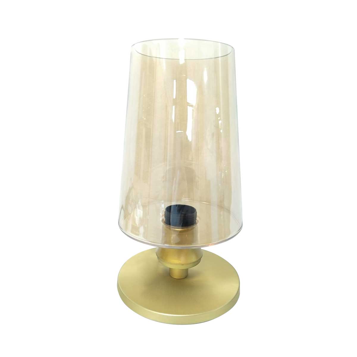 Steinhauer - tafellamp - Ancilla - messing - glas metaal - bureaulamp