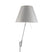 Luceplan Costanza wandlamp telescopisch met dimmer aluminium body, kap