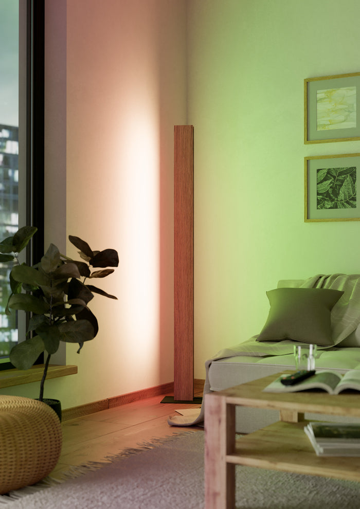 EGLO connect.z Anchorena-Z Vloerlamp - 150cm - Bruin|Zwart|Wit - RGB