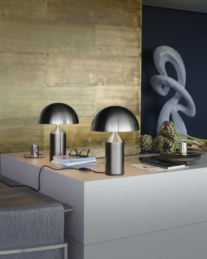 Oluce Atollo tafellamp H70 zwart