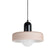Leitmotiv - Hanglamp Opaco Grato - Black w. warm grey