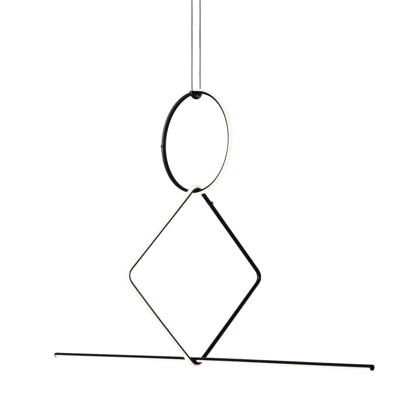 Arrangements Compositie 2 hanglamp LED 84W