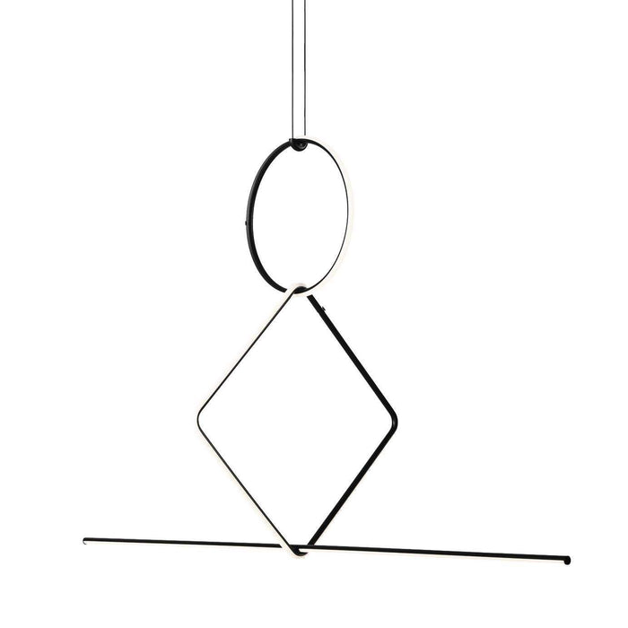 Arrangements Compositie 2 hanglamp LED 84W