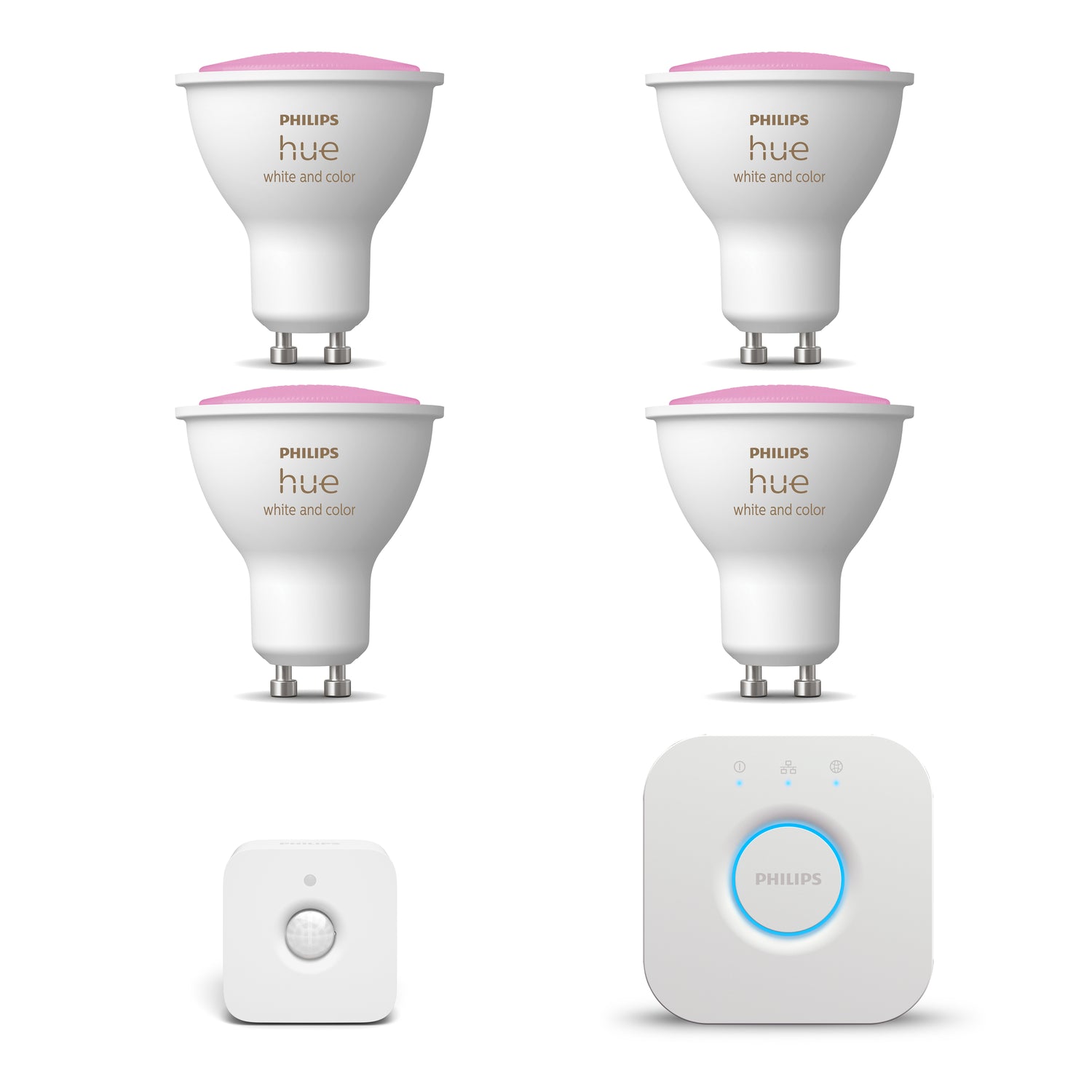Philips Hue Starterspakket White & Color Ambiance GU10 - 4 Lampen