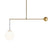 Malamata hanglamp small messing
