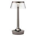 Flos Bon Jour Unplugged LED tafellamp Black Chrome