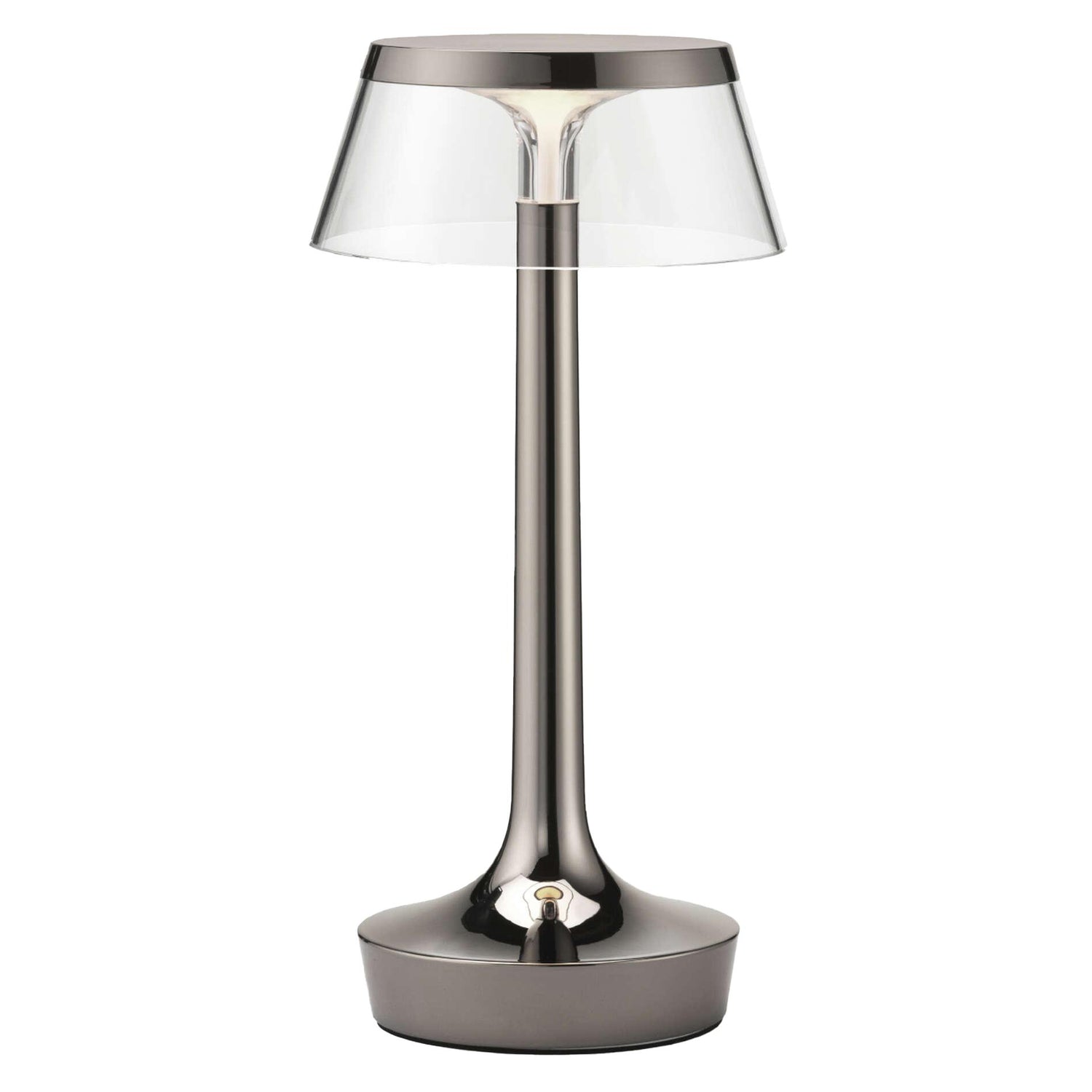 Flos Bon Jour Unplugged LED tafellamp Black Chrome