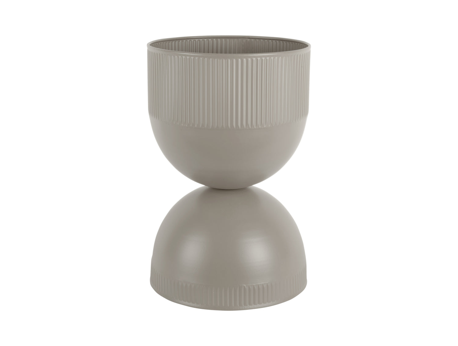 Present Time - Bloempot Tonar Medium - Warmgrijs