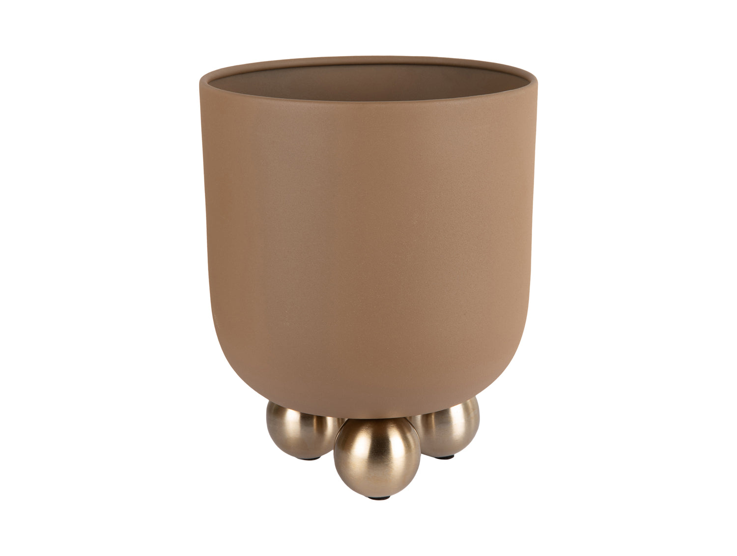 Present Time - Bloempot Estilo Large - Mocha brown