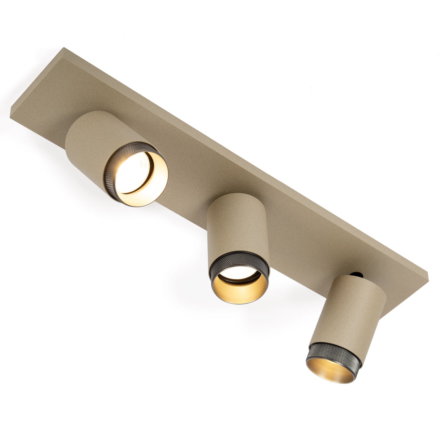 KS Verlichting Scott 3 Opbouwspot Champagne