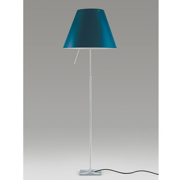 Costanza vloerlamp vast met schakelaar aluminium|Edgy Pink