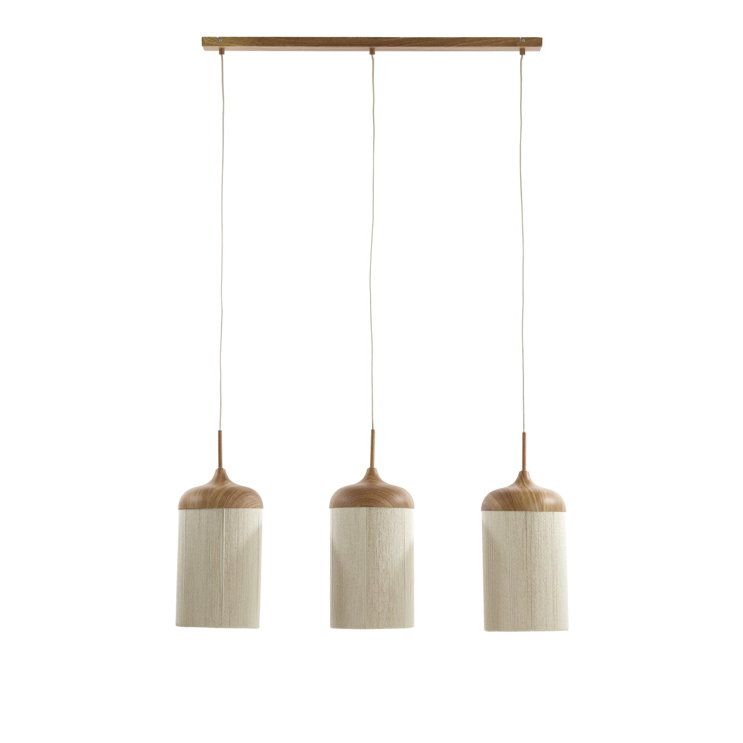 Light & Living - Hanglamp DANIA - 90x22x32cm - Bruin