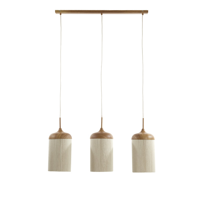 Light & Living - Hanglamp DANIA - 90x22x32cm - Bruin