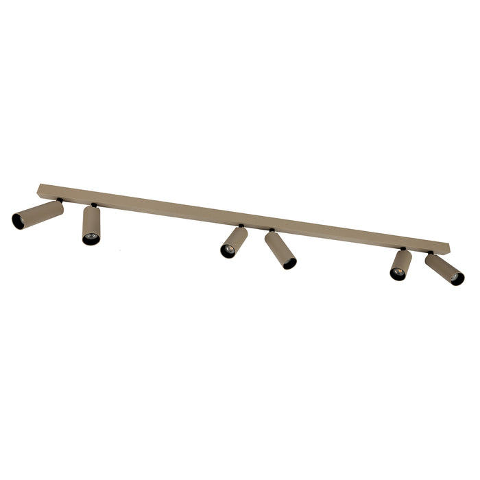 KS Verlichting Vigo 6-lichts Opbouwspot Champagne