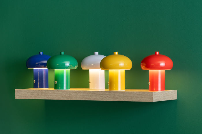 Leitmotiv - Tafellamp Retro Seta LED - Helderoranje