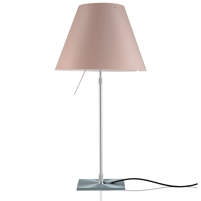 Costanza tafellamp telescopisch met schakelaar aluminium|Soft Skin