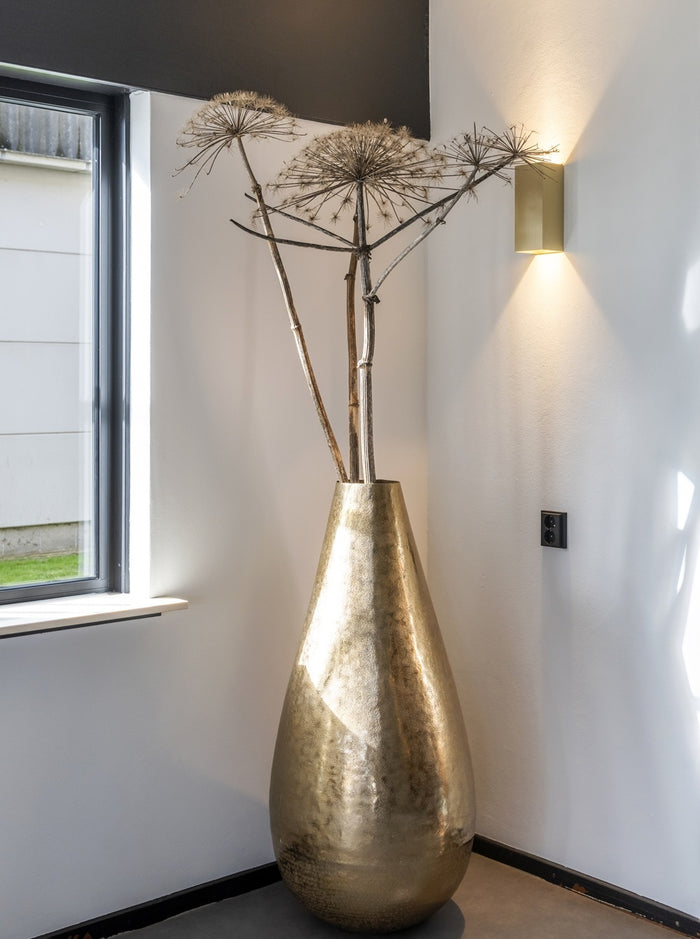 Artdelight Wandlamp Dante 2 XL Mat Goud GU10 GU10 Up & Downlight