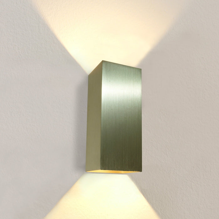 Artdelight Wandlamp Dante 2 XL Mat Goud GU10 GU10 Up & Downlight