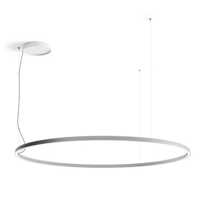 Compendium Circle 200 hanglamp LED aluminium