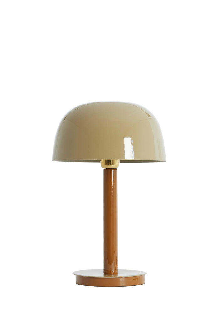 Light & Living - Tafellamp MARIVET - Ø25x37 cm - Bruin