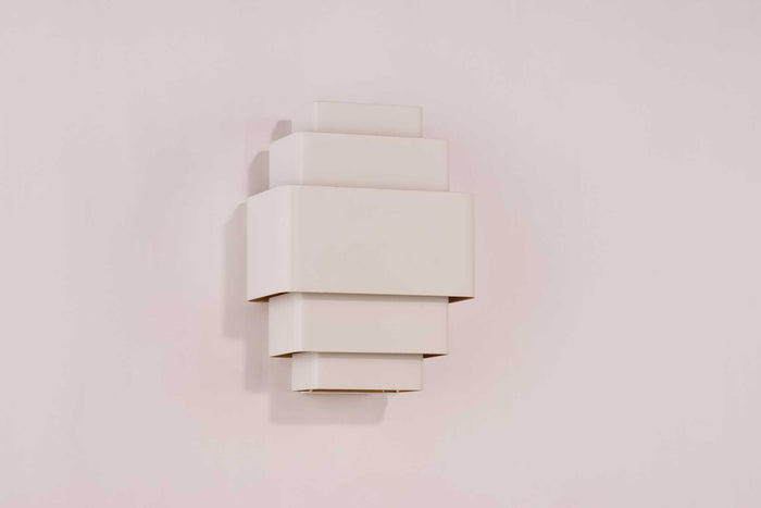 Artdelight Wandlamp Layers B 20 cm wit goud