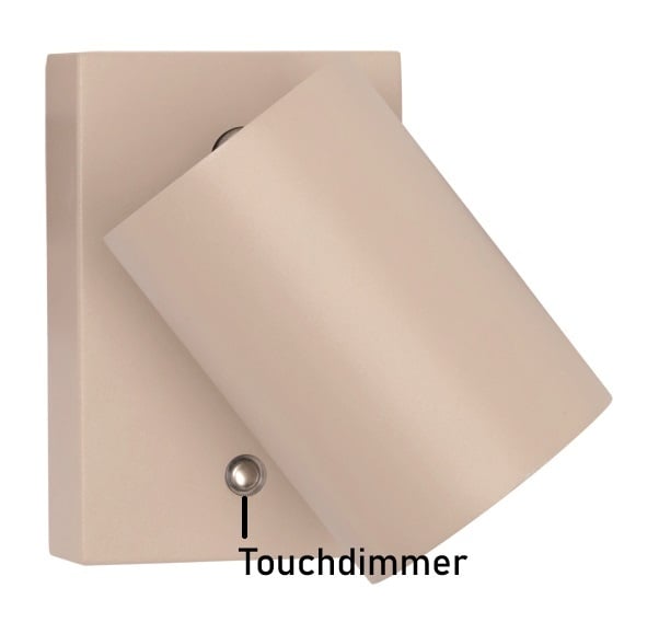Freelight Wandlamp Picchio Crème LED 5.4 Watt incl. Touchdimmer