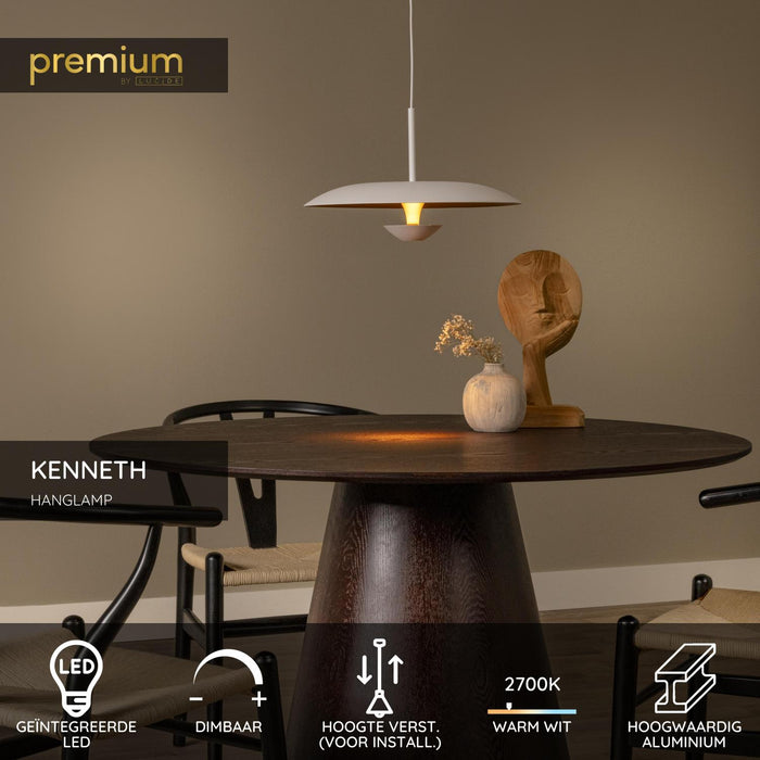 Lucide Premium KENNETH Hanglamp - Wit