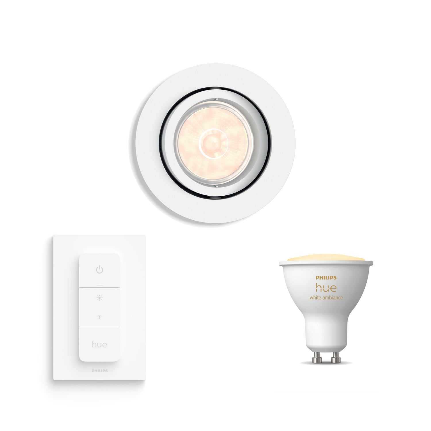 Philips Donegal Inbouwspot - Incl. Philips Hue White Ambiance & Dimmer