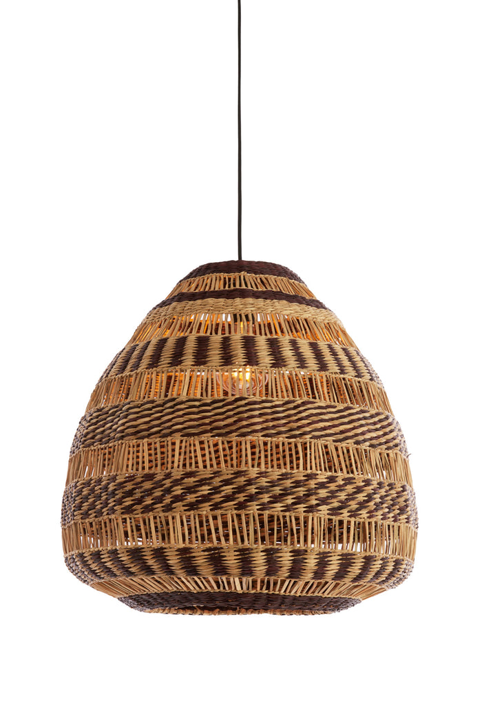 Light & Living - Hanglamp SOLUNA - Ø56x55 cm - Bruin