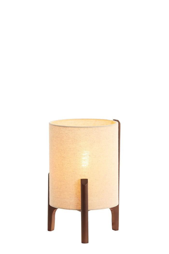 Light & Living - Tafellamp LITTO - Ø22x33cm - Bruin