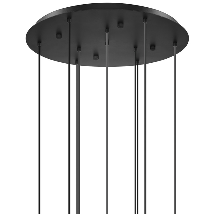 EGLO Ariscani 1 Hanglamp - E27 - Ø 65,5 cm - Koperglas - Zwart