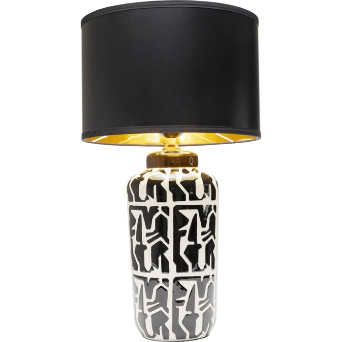 Kare Design Artistico tafellamp - zwart en wit