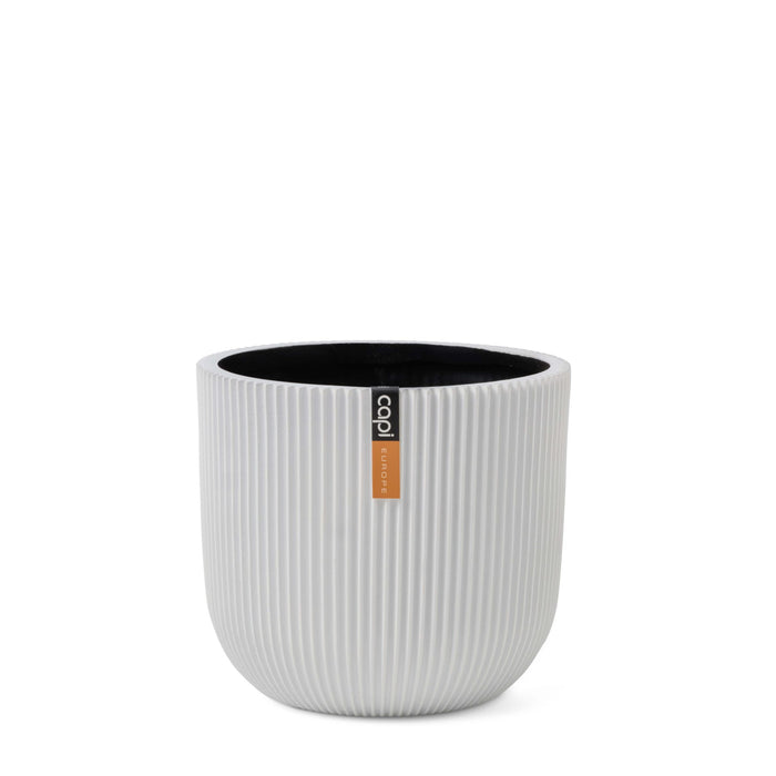 Capi Europe - Pot bol Groove  - 9x8 - Wit