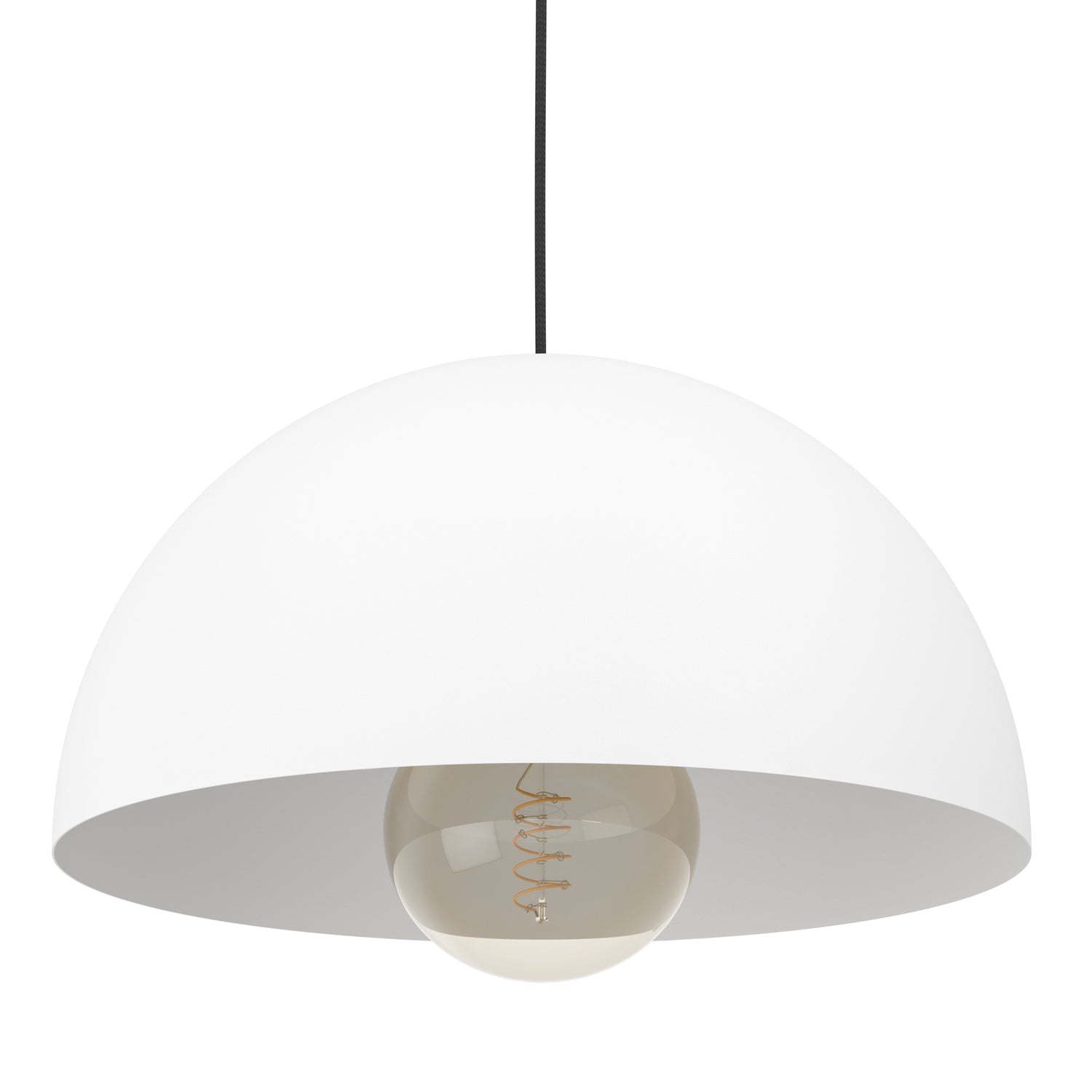 EGLO Ciglie Wandlamp met QI lader - 18 cm. - E14 - Zwart, wit