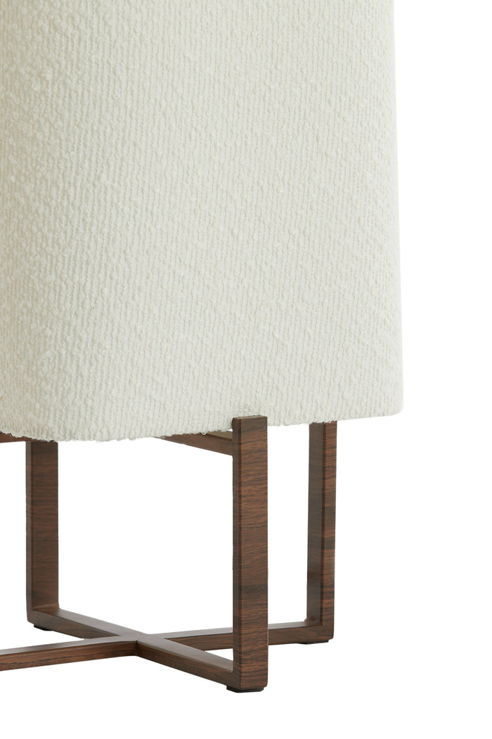 Light & Living - Tafellamp WYN - Ø21.5x50.5cm - Bruin