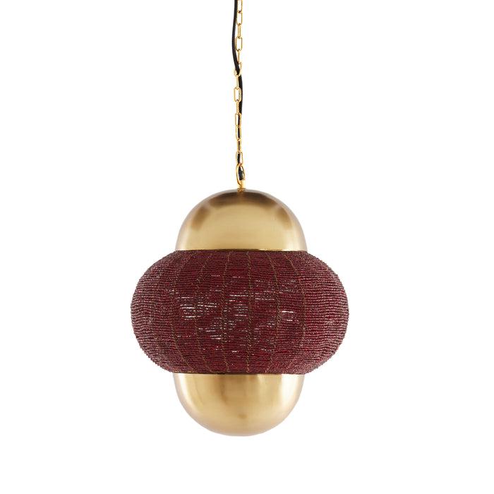 Light & Living - Hanglamp CETARA - Ø33x38cm - Rood