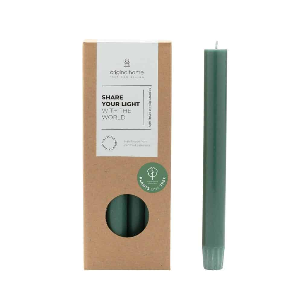 Original Home dinerkaarsen forest set van 10 (Ø 2,2 centimeter x 20