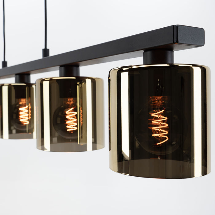 EGLO Cadley Hanglamp - E27 - 121 cm - Goudkleurig glas