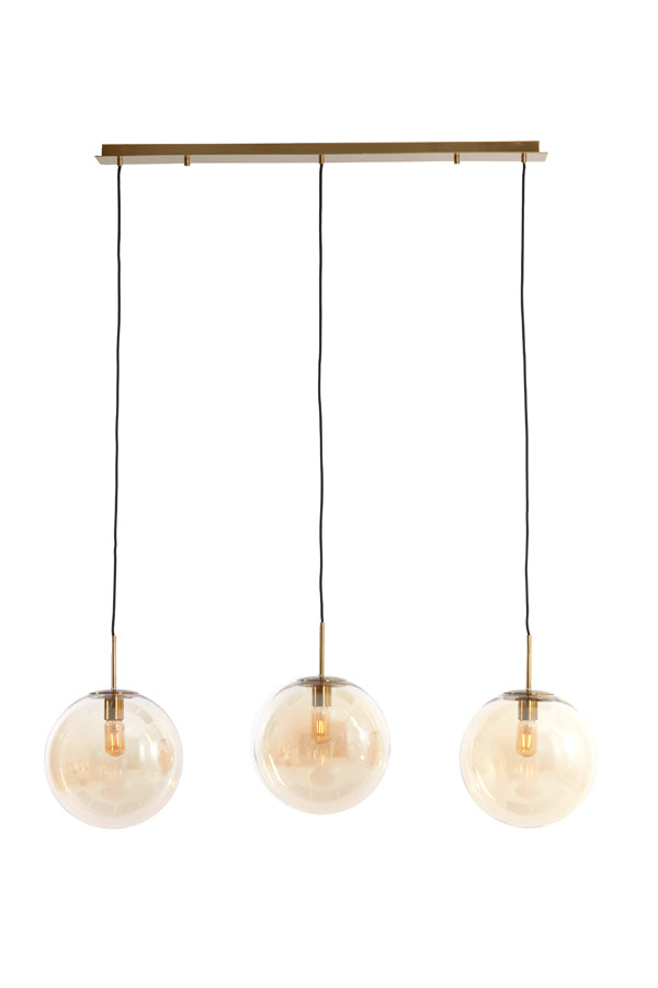 Light & Living - Hanglamp MEDINA - 120x30x30cm - Oranje