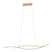 EGLO Grisolia Hanglamp - LED - Kunststof - Wit|Bruin