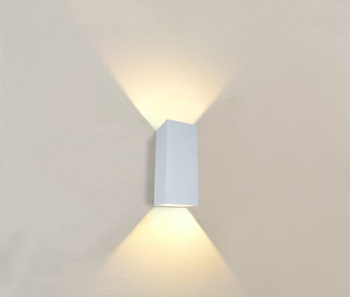 Artdelight Wandlamp Dante 2 XL Wit GU10 GU10 Up & Downlight