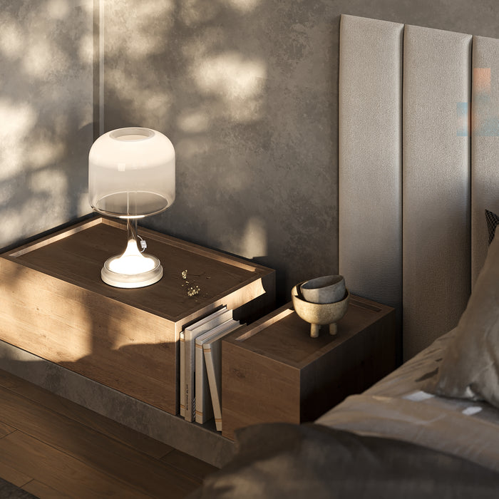 Maytoni - Tafellamp Spirito - Metaal en glas - Wit