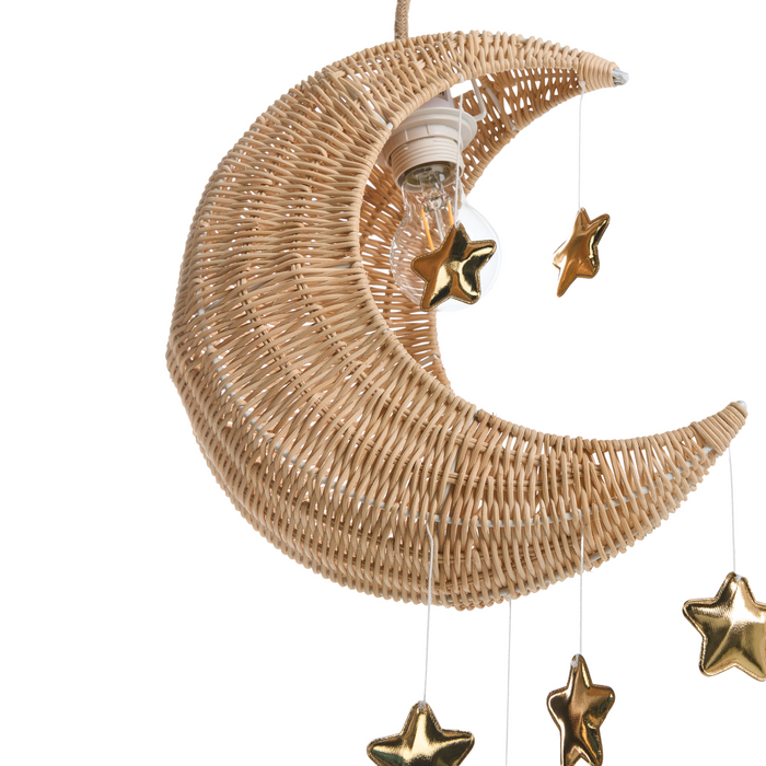 Beliani - ORCHON - Hanglamp - Naturel - Rotan