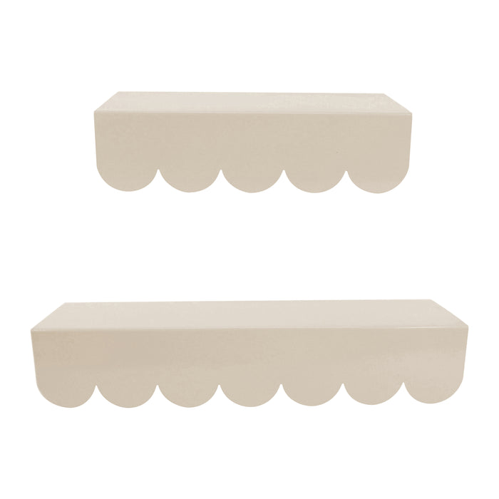 by fonQ Dottie Wandplank - Set van 2 - Rainy Day