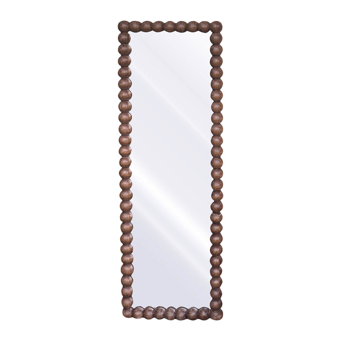 by fonQ Pompom Spiegel - Walnoot