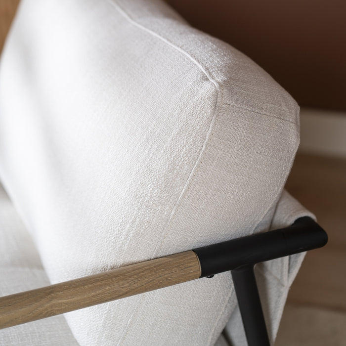 Bronx71 Fauteuil Jade linnen off white